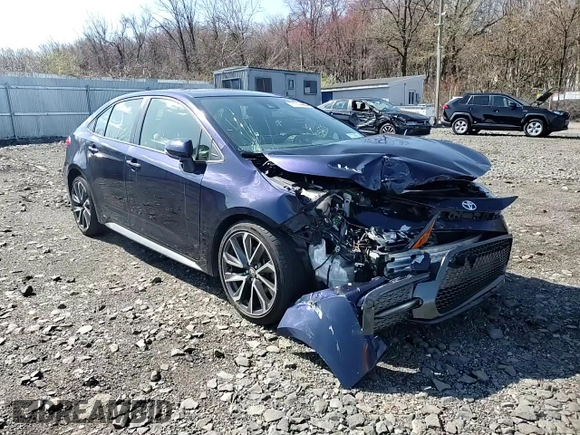 2020 Toyota Corolla SE with VIN JTDP4RCE4LJ034357, listed as a Copart auction lot 51273495 with 44,667 mi miles and Salvage Title. Bid and sale history available at carsss.com. Image 11.