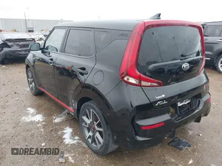 2021 Kia Soul GT-Line with VIN KNDJ63AU4M7138014, listed as a IAAI auction lot 41271237 with 43,124 mi miles and . Bid and sale history available at DreamBid. Image 3.