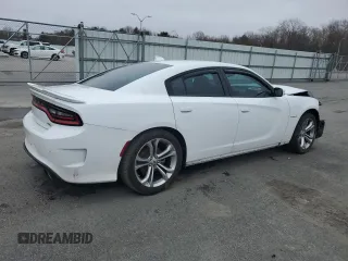 2022 Dodge Charger R/T with VIN 2C3CDXCT1NH192603, listed as a Copart auction lot 49372865 with 22,027 mi miles and Salvage Title. Bid and sale history available at carsss.com. Image 3.