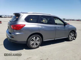 2018 Nissan Pathfinder SL with VIN 5N1DR2MN2JC640523, listed as a Copart auction lot 57519835 with 162,671 mi miles and Salvage title. Bid and sale history available at DreamBid. Image 3.