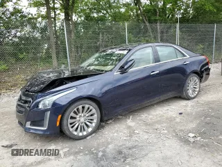 2015 Cadillac CTS Luxury AWD with VIN 1G6AX5SX3F0129613, listed as a Copart auction lot 58037745 with 110,506 mi miles and Salvage title. Bid and sale history available at DreamBid. Image 1.