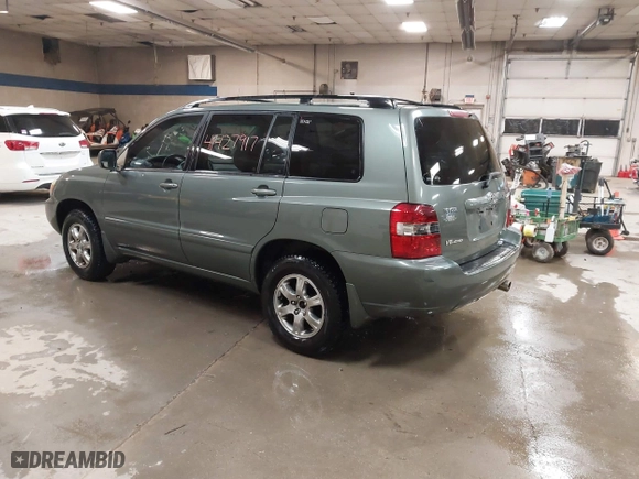 2006 Toyota Highlander w/3rd Row with VIN JTEEP21A760160417, listed as a IAAI auction lot 41427917 with 157,267 mi miles. Bid and sale history available at carsss.com. Image 3.