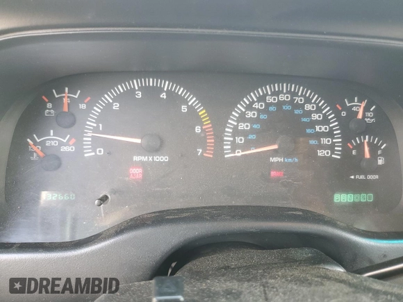 2000 Dodge Dakota Sport with VIN 1B7GL2AN1YS763396, listed as a Copart auction lot 55261515 with 132,660 mi miles and Salvage Title. Bid and sale history available at DreamBid. Image 9.