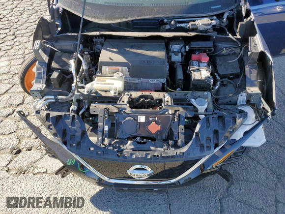 2021 Nissan LEAF SV Plus with VIN 1N4BZ1CV3MC551268, listed as a Copart auction lot 79765144 with 39,592 mi miles and Salvage title. Bid and sale history available at DreamBid. Image 11.