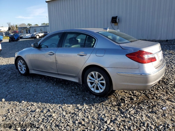 2013 Hyundai Genesis 3.8L with VIN KMHGC4DDXDU209606, listed as a Copart auction lot 46144955 with 138,195 mi miles and Salvage Title. Bid and sale history available at carsss.com. Image 2.
