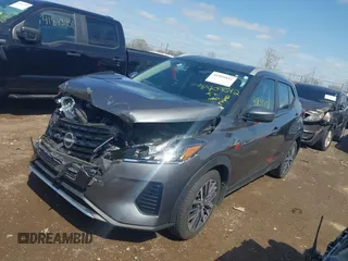 2023 Nissan Kicks SV with VIN 3N1CP5CV3PL558339, listed as a IAAI auction lot 41909842 with 49,427 mi miles. Bid and sale history available at carsss.com. Image 2.