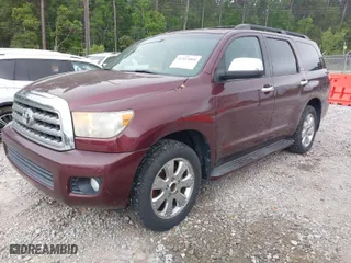2008 Toyota Sequoia Ltd with VIN 5TDZY68A28S002602, listed as a IAAI auction lot 41955004 with 243,990 mi miles. Bid and sale history available at carsss.com. Image 2.