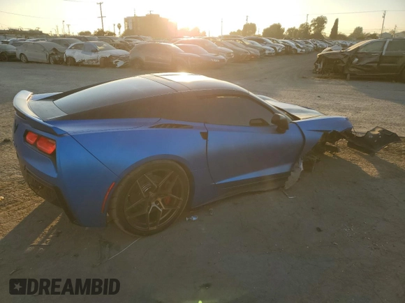 2015 Chevrolet Corvette 1LT with VIN 1G1YB2D73F5109816, listed as a Copart auction lot 80187414 with 0 mi miles and Salvage Title. Bid and sale history available at carsss.com. Image 3.