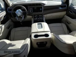 2023 GMC Yukon XL Denali with VIN 1GKS2JKL4PR349768, listed as a Copart auction lot 46332795 with 11,577 mi miles and Salvage Title. Bid and sale history available at DreamBid. Image 8.