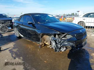 2018 BMW 2 Series M240i with VIN WBA2N1C56JVC27897, listed as a IAAI auction lot 41229981 with 39,492 mi miles. Bid and sale history available at carsss.com. Image 1.