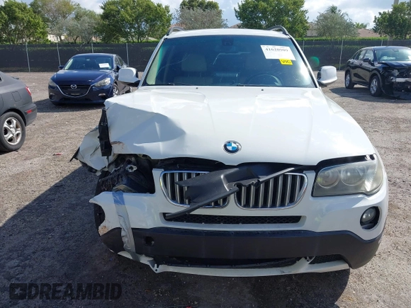 2010 BMW X3 xDrive30i with VIN WBXPC9C47AWJ36653, listed as a IAAI auction lot 41620909 with 126,642 mi miles. Bid and sale history available at carsss.com. Image 12.