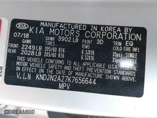 2019 Kia Soul with VIN KNDJN2A27K7656644, listed as a IAAI auction lot 40630464 with 58,732 mi miles. Bid and sale history available at carsss.com. Image 9.