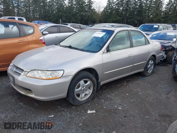 1998 Honda Accord EX z VIN 1HGCG1659WA056881, wystawiony jako IAAI lot #41688572 z przebiegiem 146 607 mil mil oraz . Historia ofert i sprzedaży dostępna na DreamBid. Obrazek 2.