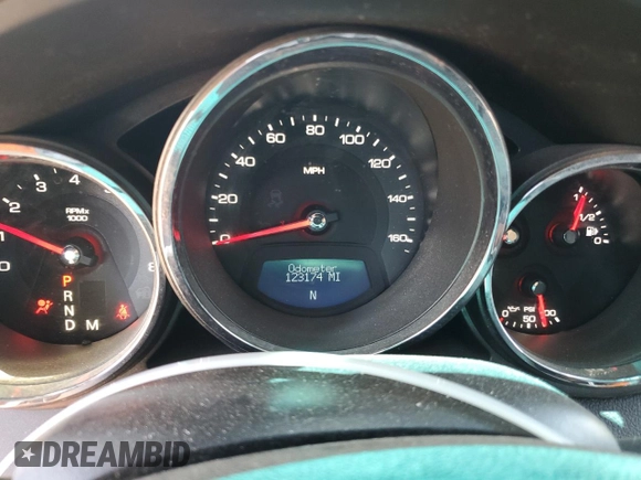 2012 Cadillac CTS Performance with VIN 1G6DK5E3XC0137143, listed as a Copart auction lot 53891815 with 123,174 mi miles and Salvage Title. Bid and sale history available at DreamBid. Image 9.