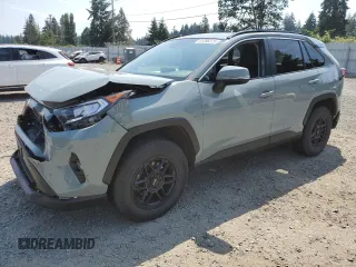 2021 Toyota RAV4 XLE Premium with VIN 2T3A1RFV8MW169418, listed as a Copart auction lot 61296375 with 52,977 mi miles and Salvage title. Bid and sale history available at DreamBid. Image 1.