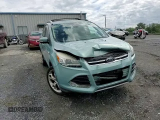 2013 Ford Escape Titanium with VIN 1FMCU9J98DUC09743, listed as a Copart auction lot 61308315 with 146,243 mi miles and Salvage title. Bid and sale history available at DreamBid. Image 14.