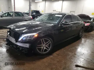 2017 Mercedes-Benz S 550 with VIN WDDUG8FB9HA312320, listed as a Copart auction lot 84599974 with 108,871 mi miles and Salvage Title. Bid and sale history available at carsss.com. Image 1.