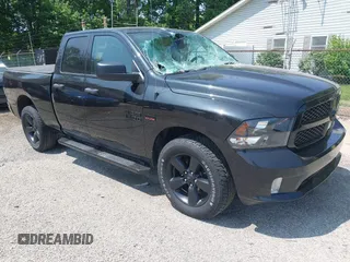 2018 Ram 1500 Express with VIN 1C6RR7FT9JS290131, listed as a IAAI auction lot 42377820 with 56,442 mi miles and . Bid and sale history available at DreamBid. Image 1.
