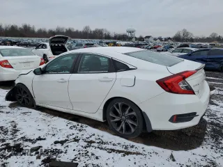 2020 Honda Civic Sedan Sport with VIN 2HGFC2F89LH506406, listed as a Copart auction lot 43236115 with 39,214 mi miles and Salvage Title. Bid and sale history available at carsss.com. Image 2.