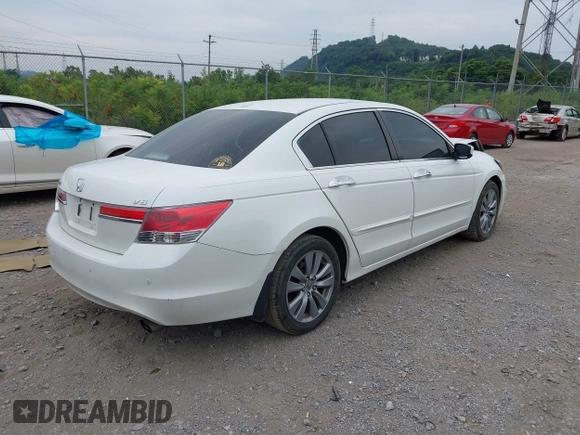 2011 Honda Accord EX-L with VIN 1HGCP3F80BA030444, listed as a IAAI auction lot 42728258 with 84,085 mi miles and . Bid and sale history available at DreamBid. Image 4.