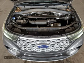 2020 Ford Explorer Platinum with VIN 1FM5K8HC8LGA41089, listed as a Copart auction lot 45485495 with 45,237 mi miles and Salvage Title. Bid and sale history available at carsss.com. Image 13.