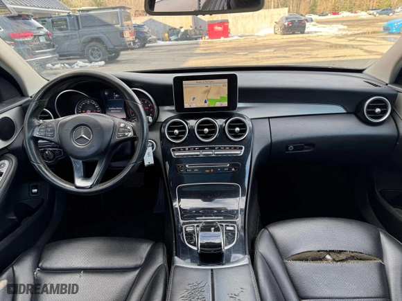 2015 Mercedes-Benz C-Class C 300 Luxury with VIN 55SWF4KB6FU080735, listed as a Copart auction lot 47781935 with 122,005 mi miles and Clean Title. Bid and sale history available at carsss.com. Image 9.