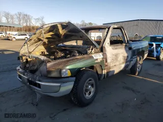 1998 Dodge Ram 1500 with VIN 1B7HC16X3WS565215, listed as a Copart auction lot 42977295 with 0 mi miles and Salvage Title. Bid and sale history available at carsss.com. Image 1.