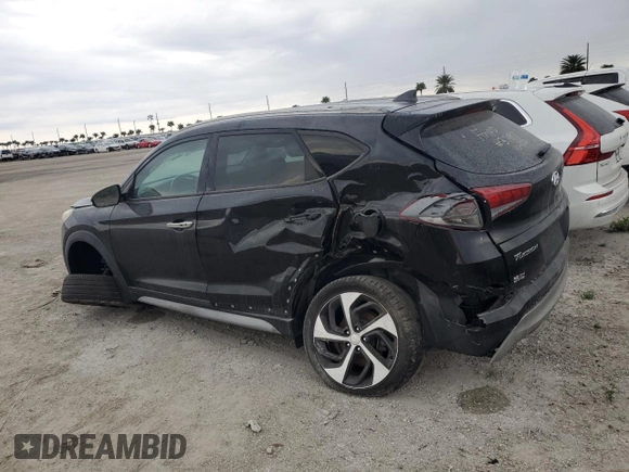 2018 Hyundai Tucson Sport with VIN KM8J33AL0JU697472, listed as a Copart auction lot 75498324 with 0 mi miles and Salvage Title. Bid and sale history available at carsss.com. Image 2.