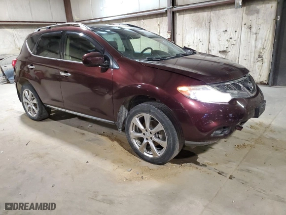 2014 Nissan Murano S with VIN JN8AZ1MW9EW502349, listed as a Copart auction lot 74286594 with 133,811 mi miles and Salvage Title. Bid and sale history available at carsss.com. Image 4.