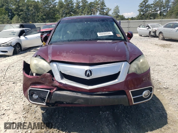 2011 Acura RDX Technology with VIN 5J8TB2H52BA007212, listed as a Copart auction lot 69206534 with 121,030 mi miles and Salvage Title. Bid and sale history available at DreamBid. Image 5.