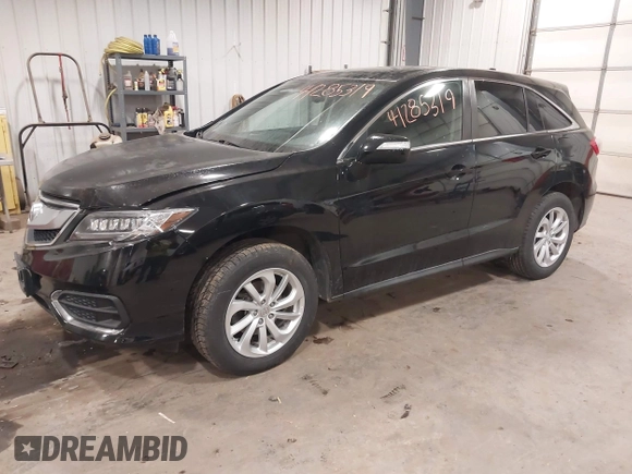 2018 Acura RDX with VIN 5J8TB4H39JL028636, listed as a IAAI auction lot 41285319 with 63,657 mi miles. Bid and sale history available at carsss.com. Image 2.