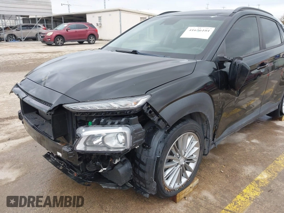 2019 Hyundai Kona SEL with VIN KM8K62AA7KU244505, listed as a IAAI auction lot 41656101 with 36,055 mi miles and . Bid and sale history available at carsss.com. Image 18.