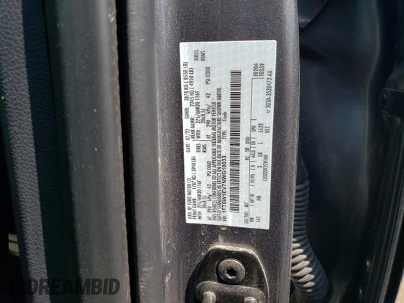 2022 Ford F-150 Lightning Pro z VIN 1FT6W1EV7NWG10033, wystawiony jako Copart lot #55569895 z przebiegiem 11 282 mil mil oraz Szkody całkowita. Historia ofert i sprzedaży dostępna na DreamBid. Obrazek 12.