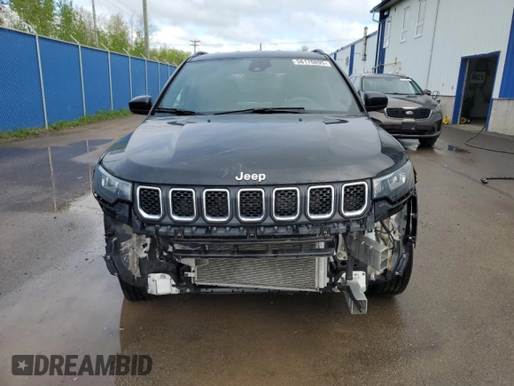 2023 Jeep Compass Latitude с VIN 3C4NJDBN8PT508751, выставлен на аукционе Copart как лот 58170895 с пробегом 36 729 миль миль и Списание • Salvage title. История ставок и продаж доступна на DreamBid. Изображение 5.