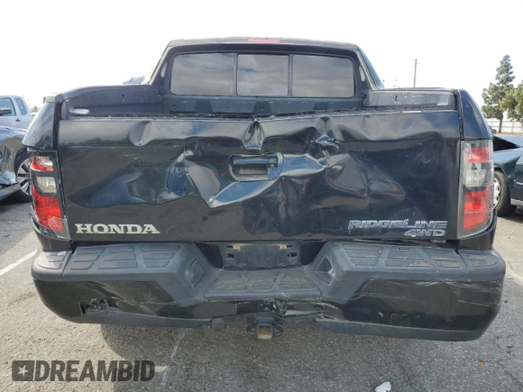 2014 Honda Ridgeline Sport with VIN 5FPYK1F7XEB008758, listed as a Copart auction lot 51022445 with 197,006 mi miles and Salvage title. Bid and sale history available at DreamBid. Image 6.