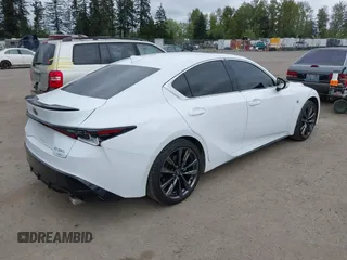 2023 Lexus IS 350 F Sport with VIN JTHGZ1E22P5029273, listed as a IAAI auction lot 42141081 with 24,798 mi miles and . Bid and sale history available at DreamBid. Image 4.