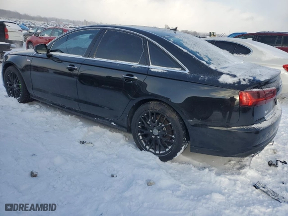 2016 Audi A6 3.0T Premium Plus with VIN WAUFGAFC6GN001144, listed as a Copart auction lot 45114285 with 0 mi miles and Salvage Title. Bid and sale history available at carsss.com. Image 2.