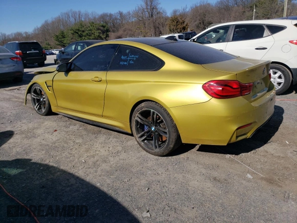 2018 BMW M4 with VIN WBS4Y9C53JAA92542, listed as a Copart auction lot 47454984 with 60,783 mi miles and Salvage Title. Bid and sale history available at carsss.com. Image 2.