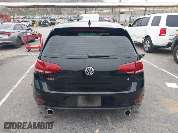 2019 Volkswagen Golf GTI S with VIN 3VW5T7AU3KM005648, listed as a IAAI auction lot 42096528 with 57,352 mi miles. Bid and sale history available at carsss.com. Image 16.