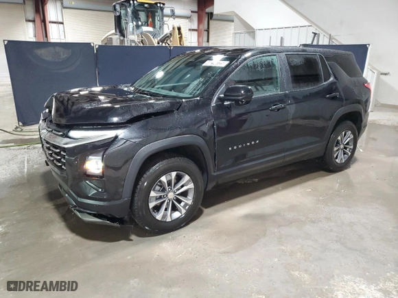 2025 Chevrolet Equinox FWD LT with VIN 3GNAXHEG2SL205515, listed as a Copart auction lot 48214725 with 4,901 mi miles and Clean Title. Bid and sale history available at carsss.com. Image 1.