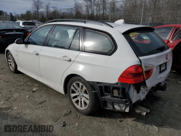 2007 BMW 3 Series 328i with VIN WBAVS13527FX16044, listed as a Copart auction lot 86557174 with 146,036 mi miles and Salvage Title. Bid and sale history available at carsss.com. Image 2.