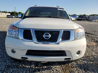 2011 Nissan Armada Platinum z VIN 5N1AA0NC2BN620032, wystawiony jako Copart lot #52098665 z przebiegiem Nie podano mil oraz Szkoda całkowita • Salvage title. Historia ofert i sprzedaży dostępna na DreamBid. Obrazek 5.