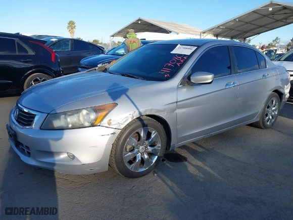 2009 Honda Accord Sdn EX-L with VIN 1HGCP36829A042279, listed as a IAAI auction lot 41708006 with 170759 miles. Bid and sale history available at carsss.com. Image 2.