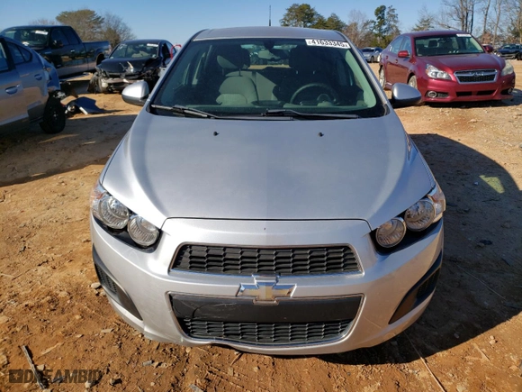 2014 Chevrolet Sonic LS with VIN 1G1JA6SH9E4164380, listed as a Copart auction lot 41633345 with 56,862 mi miles and Salvage Title. Bid and sale history available at carsss.com. Image 5.