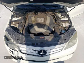 2009 Mercedes-Benz C 350 Sport with VIN WDDGF56X69R056988, listed as a Copart auction lot 58310825 with 153,579 mi miles and Salvage title. Bid and sale history available at DreamBid. Image 11.