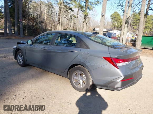 2024 Hyundai Elantra SE with VIN KMHLL4DG4RU708059, listed as a IAAI auction lot 41490571 with 19,466 mi miles and . Bid and sale history available at DreamBid. Image 3.