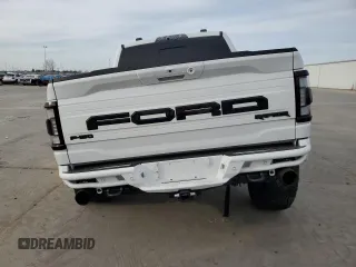 2022 Ford F-150 Raptor with VIN 1FTFW1RG6NFA17422, listed as a Copart auction lot 47318275 with 42,003 mi miles and Salvage Title. Bid and sale history available at carsss.com. Image 6.