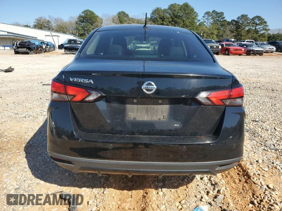 2020 Nissan Versa S with VIN 3N1CN8DVXLL841787, listed as a Copart auction lot 48344605 with 96,828 mi miles and Salvage Title. Bid and sale history available at carsss.com. Image 6.