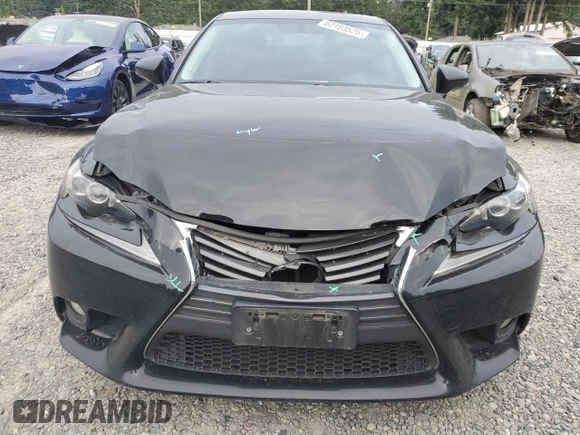 2014 Lexus IS 250 with VIN JTHBF1D28E5039162, listed as a Copart auction lot 62183525 with 120,489 mi miles and Salvage title. Bid and sale history available at DreamBid. Image 5.