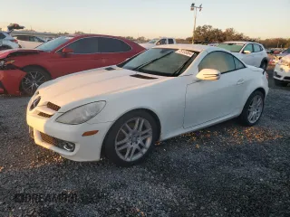 2009 Mercedes-Benz SLK-Class 3.0L with VIN WDBWK54F29F204033, listed as a Copart auction lot 75133864 with 0 mi miles and Salvage Title. Bid and sale history available at carsss.com. Image 1.